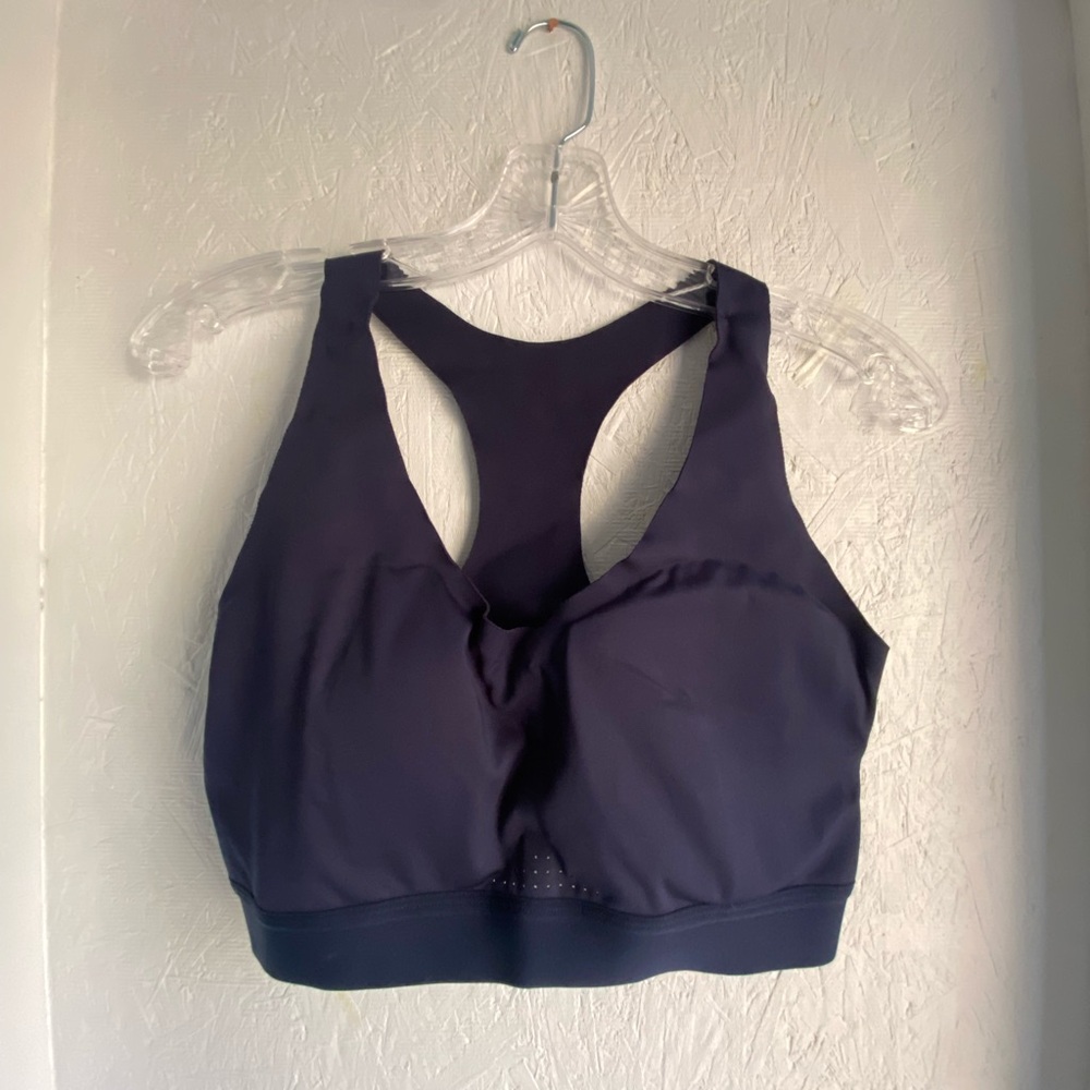 Dark Blue Sports Bra - ignore the wrinkles! 😉